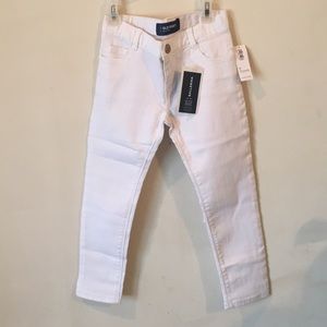 Old navy white ballerina stretch skinny jeans 5